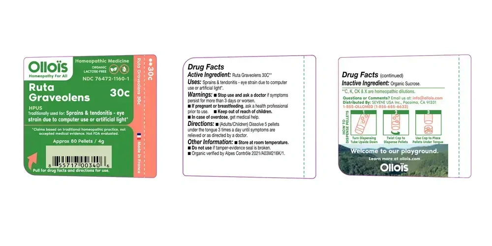 Product image for Olloïs Ruta Graveolens 30c Pellets, 80ct.