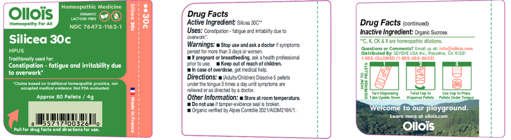 Product image for Olloïs Silicea 30c Pellets, 80ct - Organ.