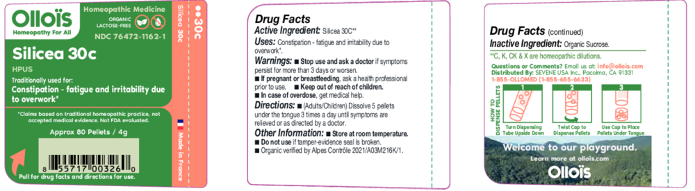 Product image for Olloïs Silicea 30c Pellets, 80ct - Organ.