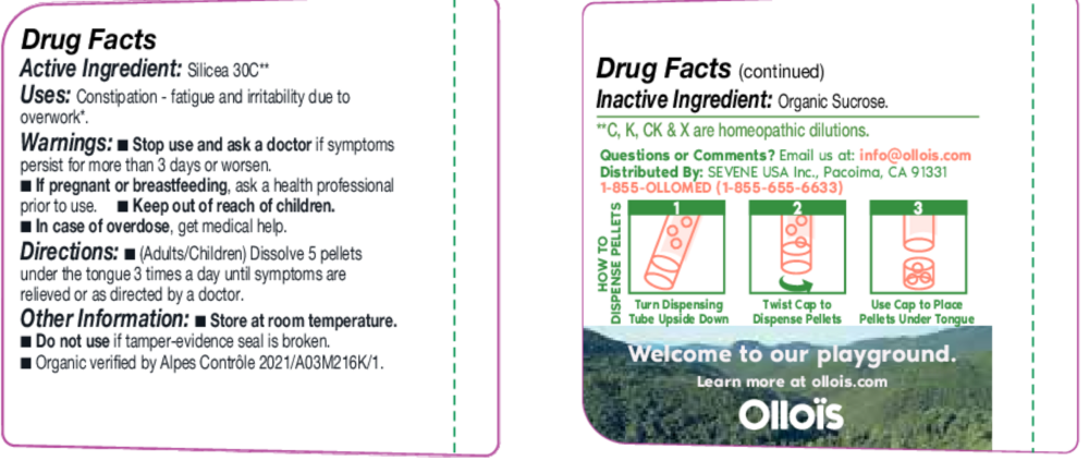 Product image for Olloïs Silicea 30c Pellets, 80ct - Organ.