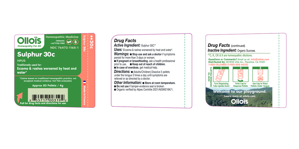 Product image for Olloïs Sulphur 30c Pellets, 80ct - Organ.