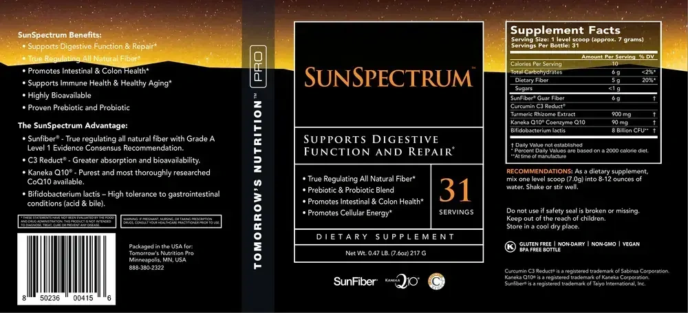 Product image for Tomorrow's Nutrition PRO Sunspectrum.