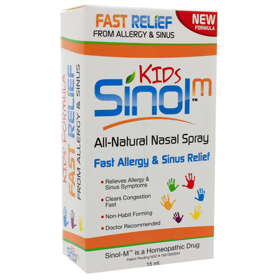 Sinol-M Kids Allergy &amp; Sinus Nasal Spray 15 Milliliters