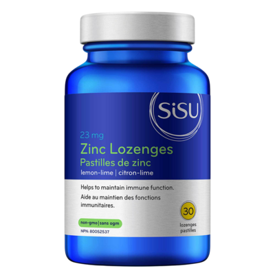 Zinc Lozenges, Lemon-Lime 30 Lozenges