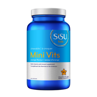 Kids Mini Vits Chewable Multivitamin - Orange 90 Chewables