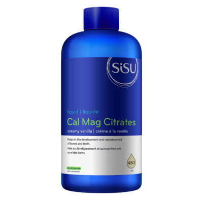 Cal Mag Citrates Liquid with D3, Vanilla 450 Milliliters
