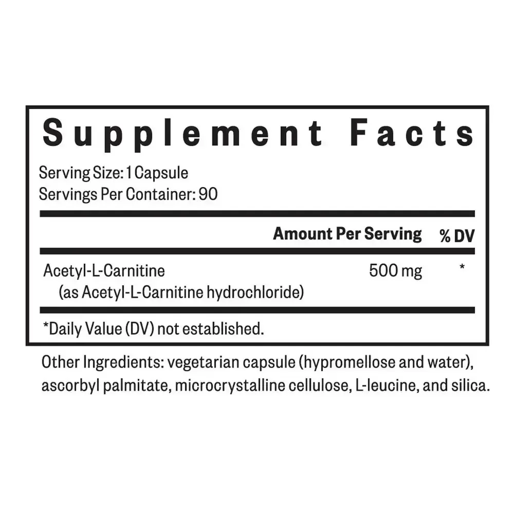Product image for Acetyl-L-Carnitine.