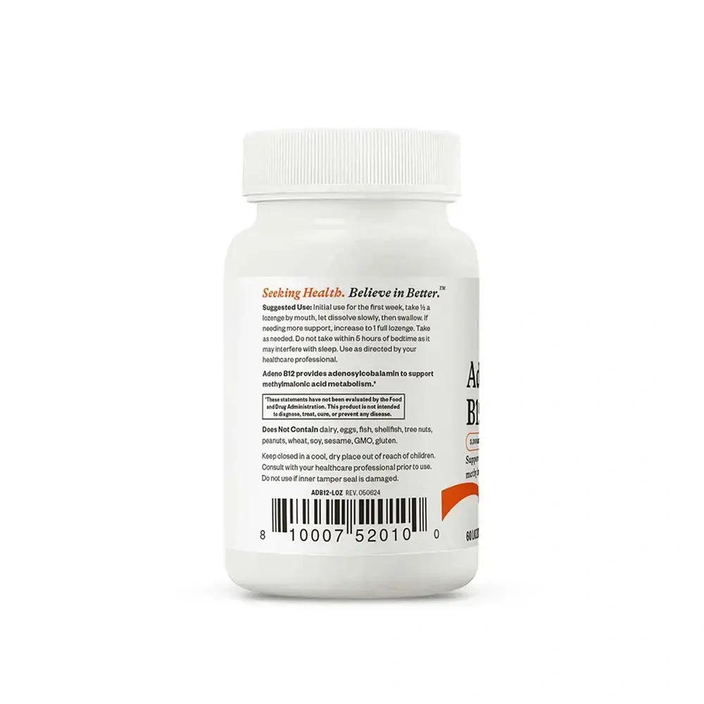 Product image for Adeno B12 Lozenges.