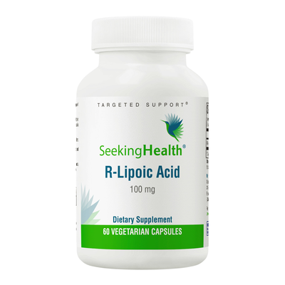 Product image for R Lipoic Acid 100mg (60 capsules). Discontinued.
