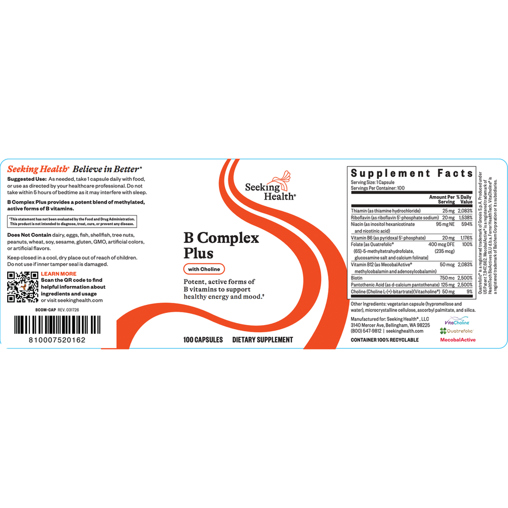 Product image for B Complex Plus.