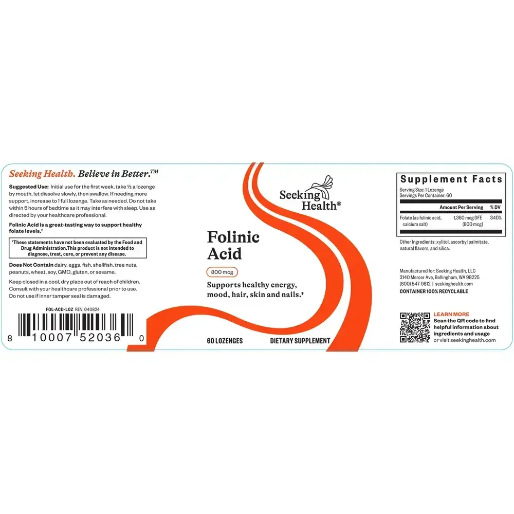 Product image for Folinic Acid Lozenge.