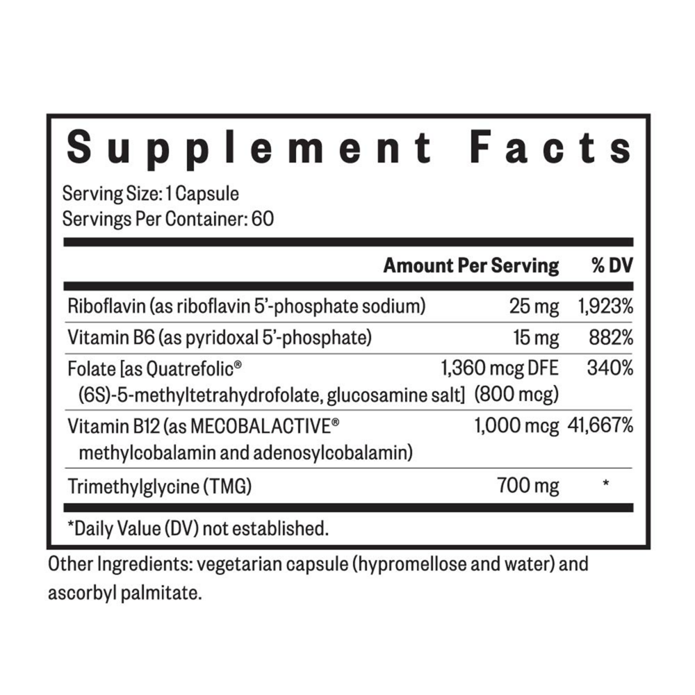 Product image for Homocysteine Nutrients (Formerly HomocysteX Plus).
