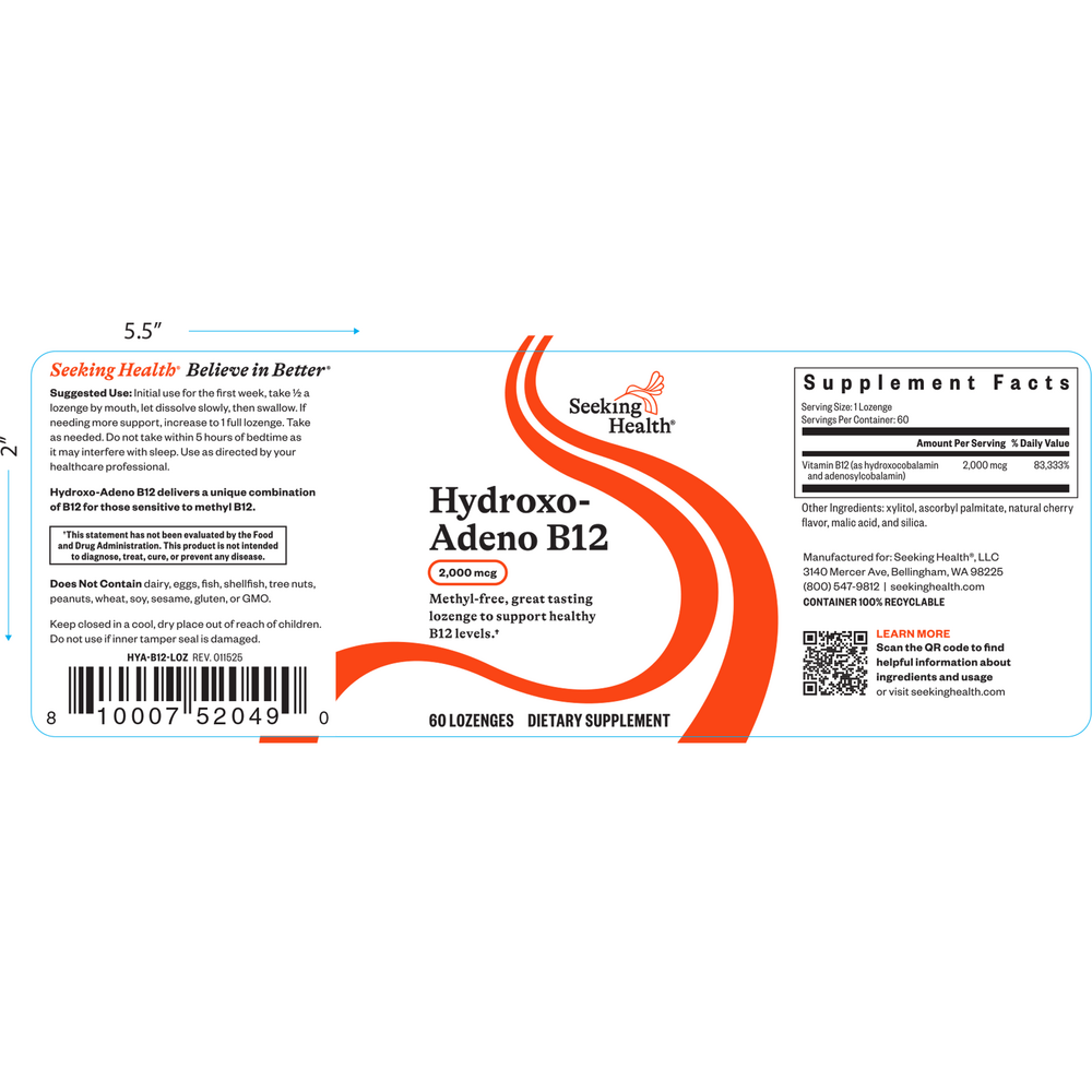 Product image for Hydrox-Adeno B12.