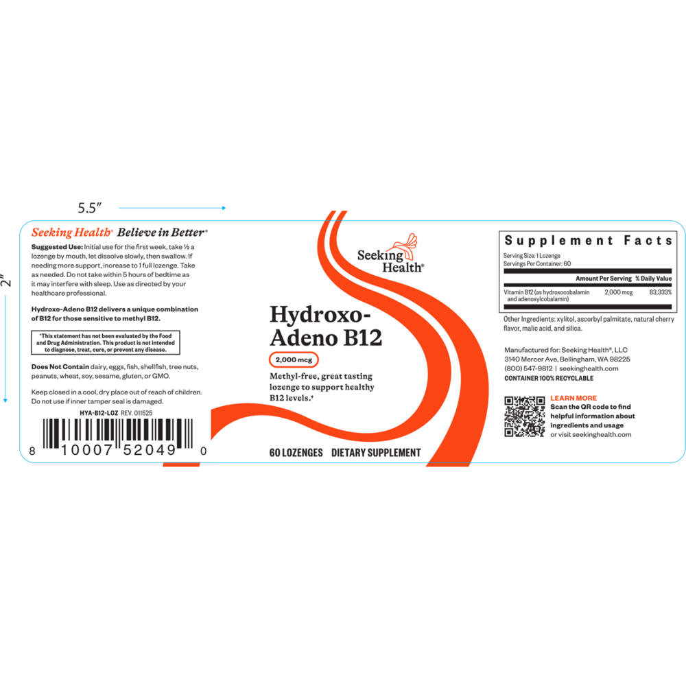 Product image for Hydrox-Adeno B12.