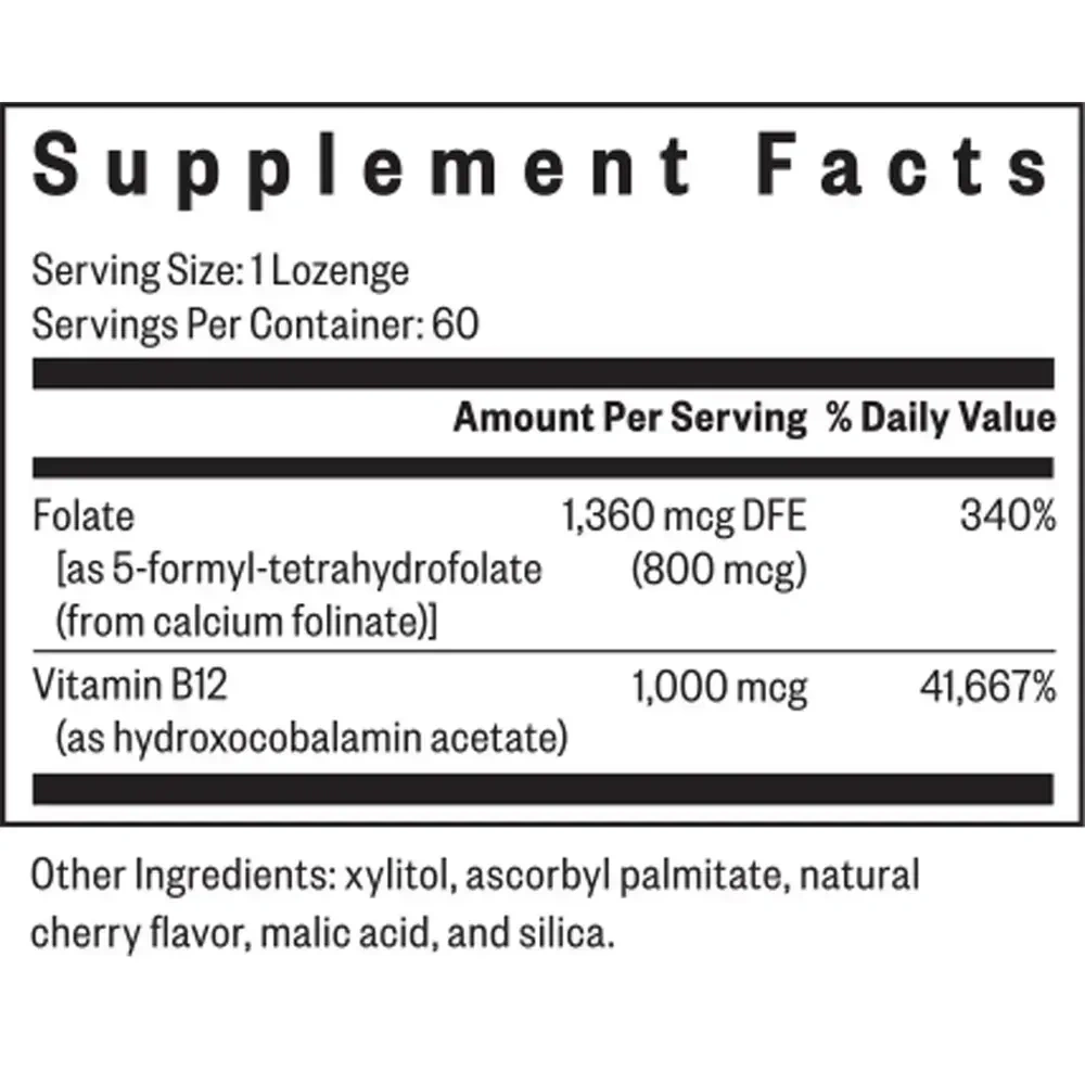 Product image for Hydroxo B12 with Folinic Acid.