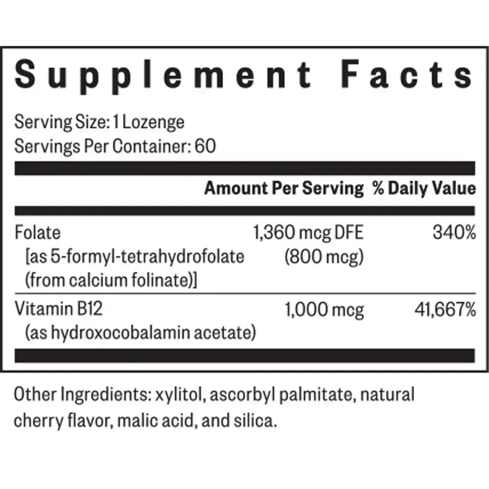 Product image for Hydroxo B12 with Folinic Acid.