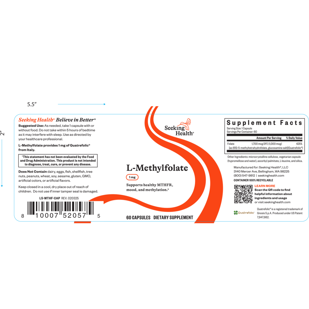 Product image for L-Methylfolate.