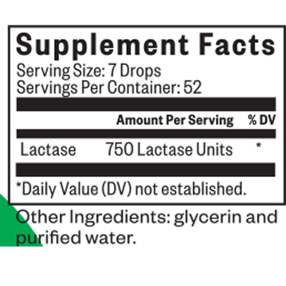 Product image for Lactase Drops.