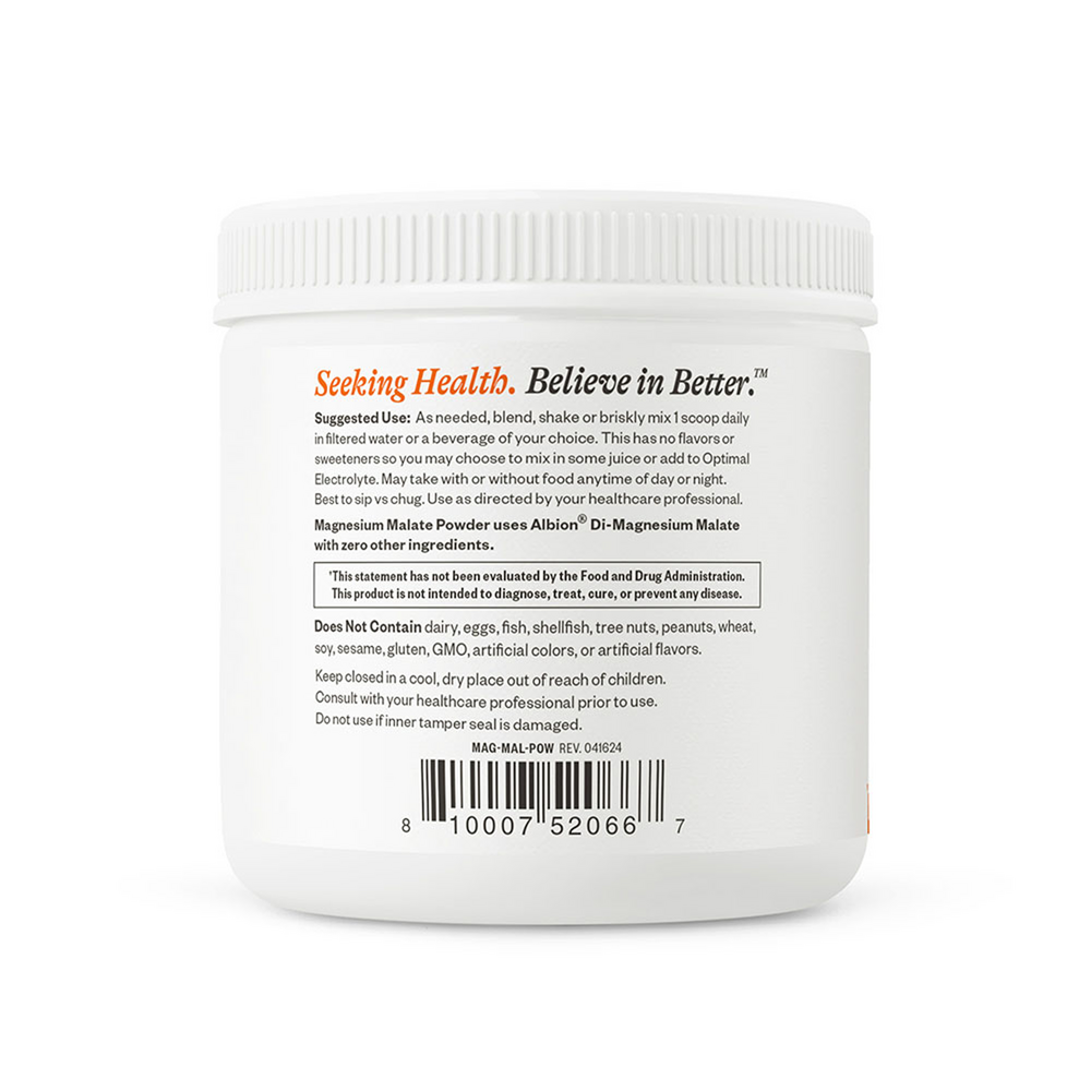 Product image for Magnesium Malate Powder.