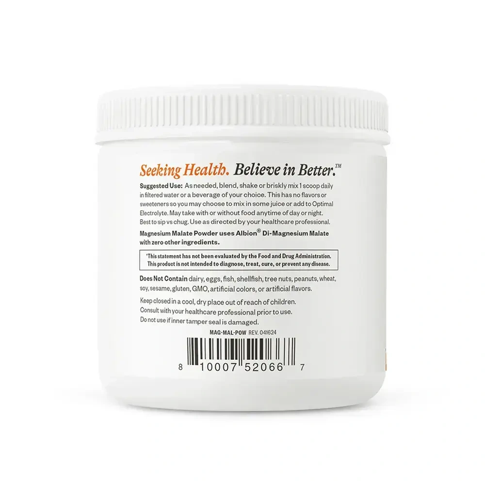 Product image for Magnesium Malate Powder.