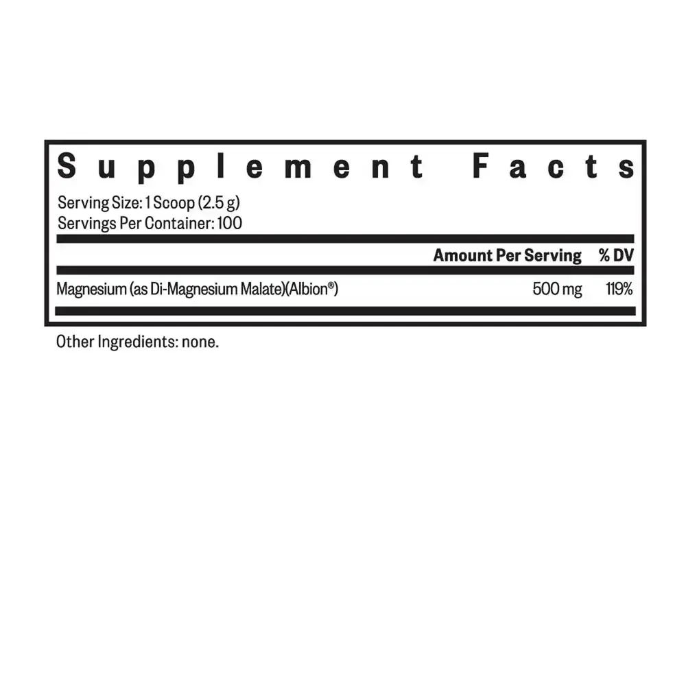 Product image for Magnesium Malate Powder.