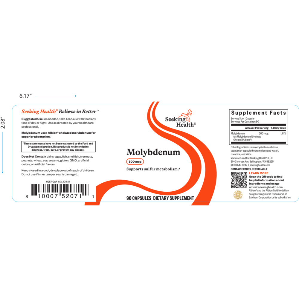 Product image for Molybdenum 500.