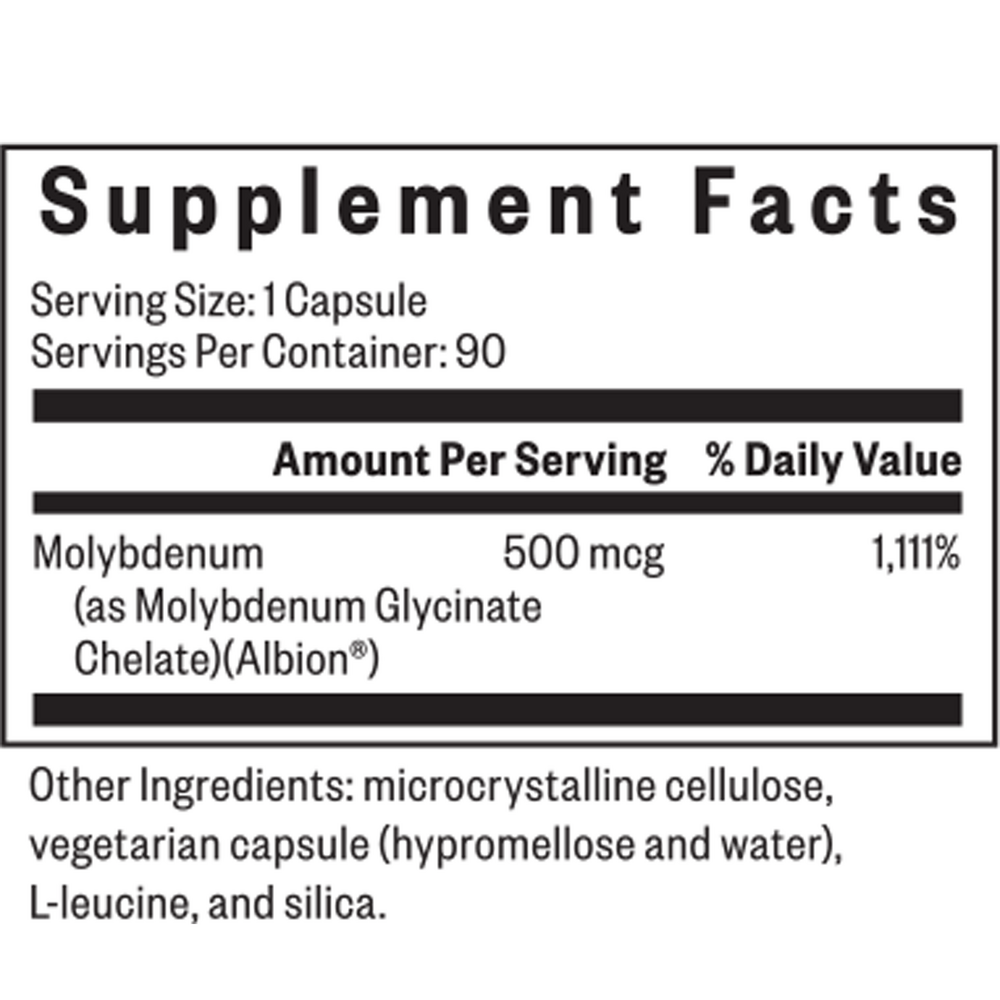 Product image for Molybdenum 500.