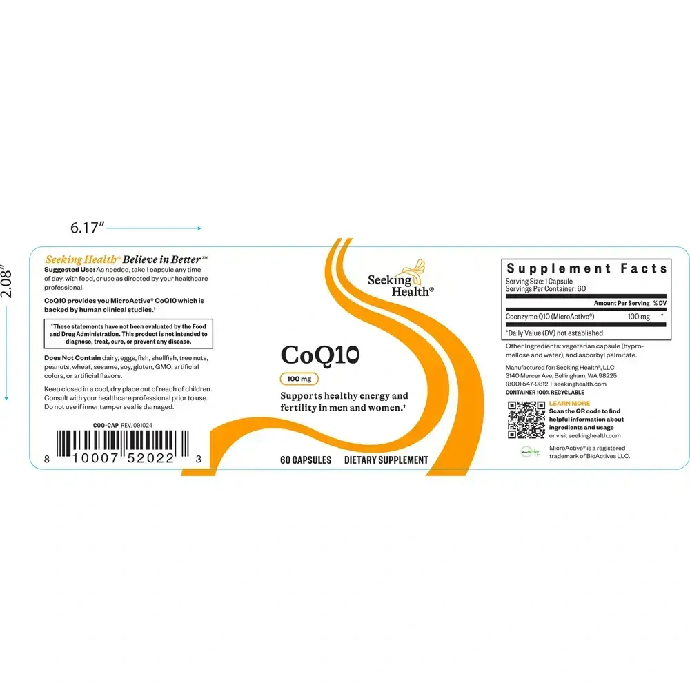 Product image for Optimal CoQ10 100mg.