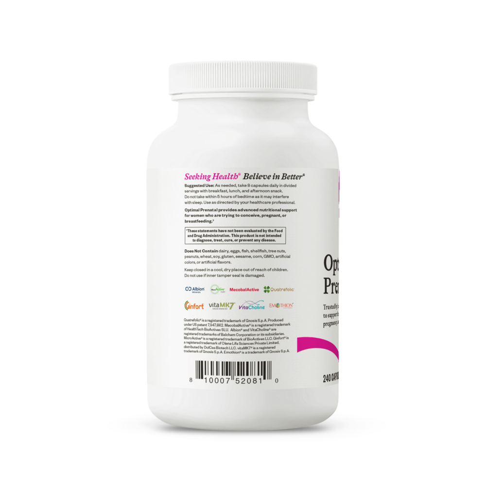 Product image for Optimal Prenatal.