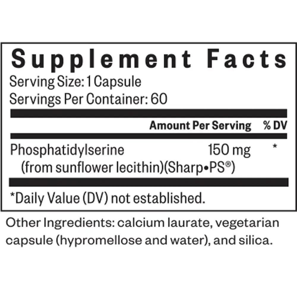 Product image for Phosphatidyl Serine.