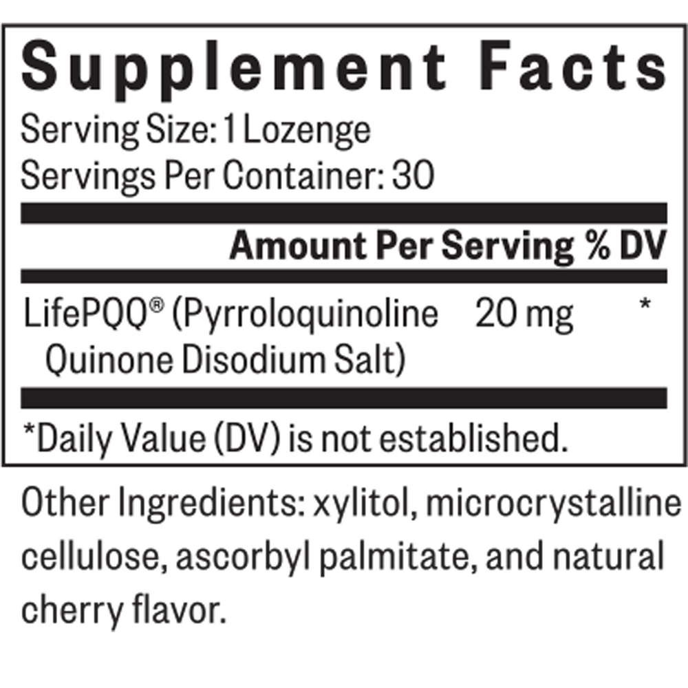 Product image for PQQ Lozenges.