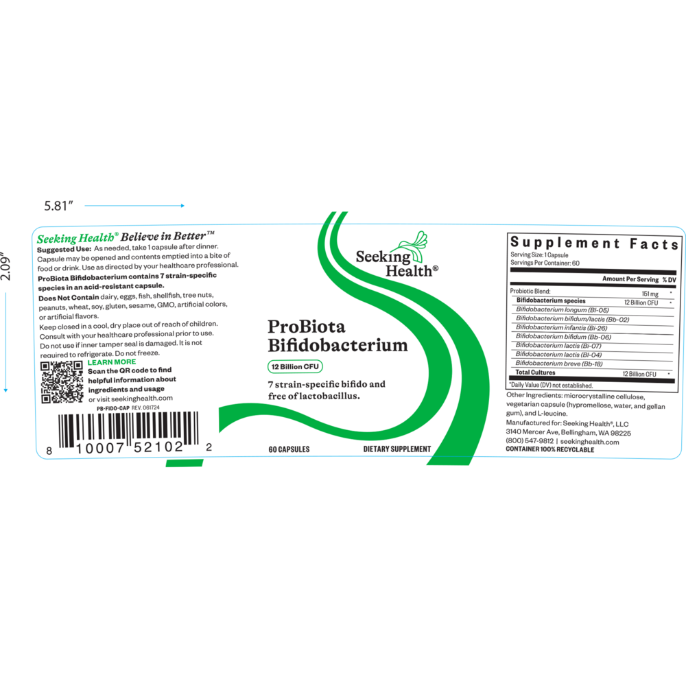 Product image for Probiota Bifidobacterium (formerly ProBiota Bifido).