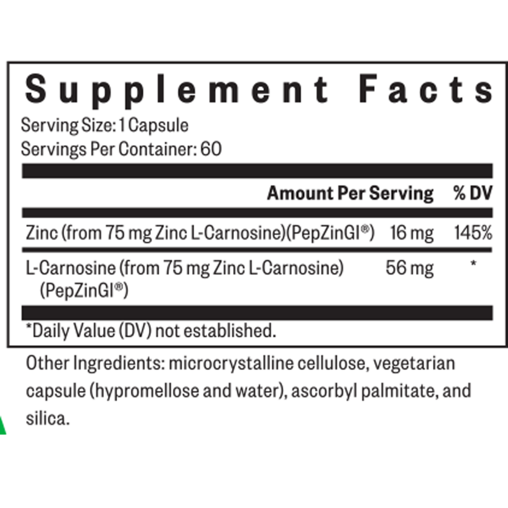 Product image for Zinc Carnosine.