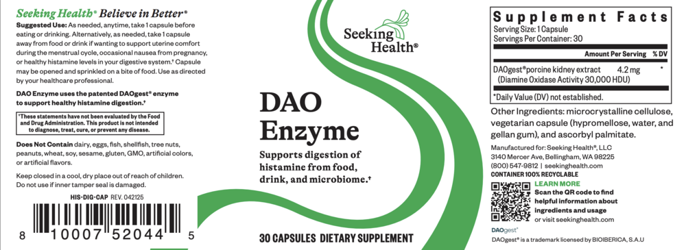 Product image for DAO Enzyme.