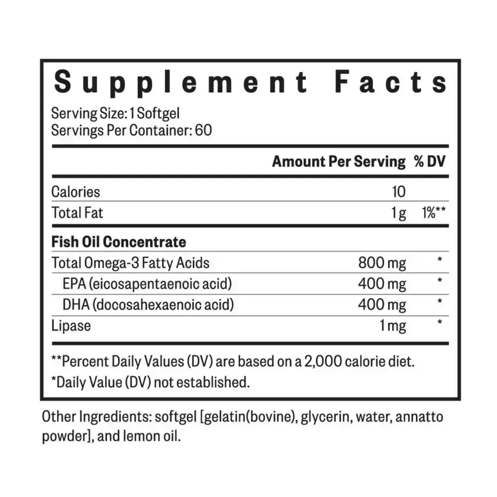Product image for Fish Oil (Formerly Optimal Fish Oil).