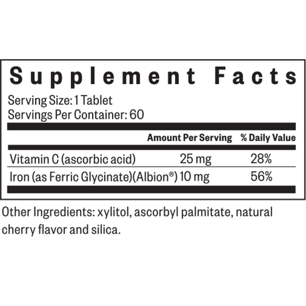 Product image for Iron Chewable.