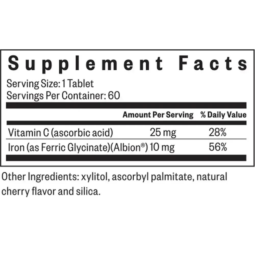 Product image for Iron Chewable.