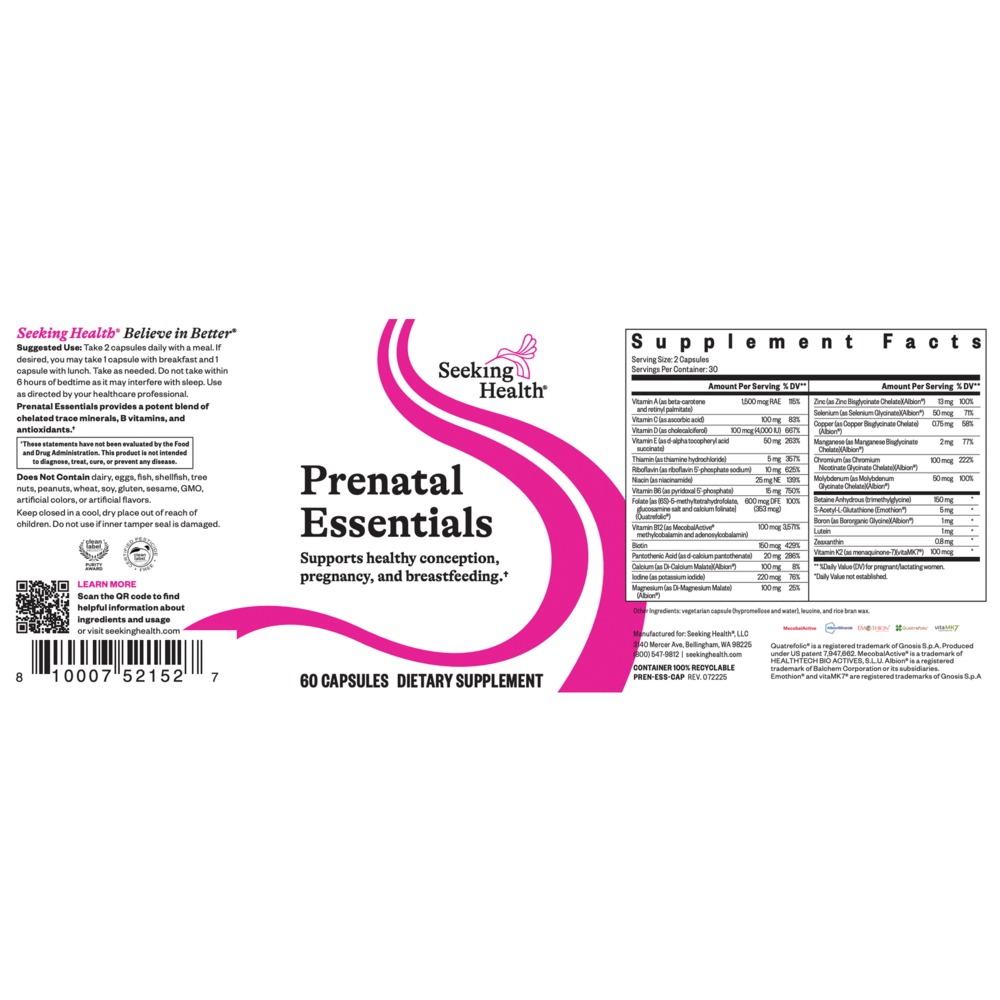 Product image for Prenatal Essentials.