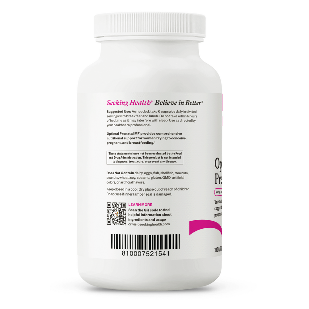 Product image for Optimal Prenatal MF.