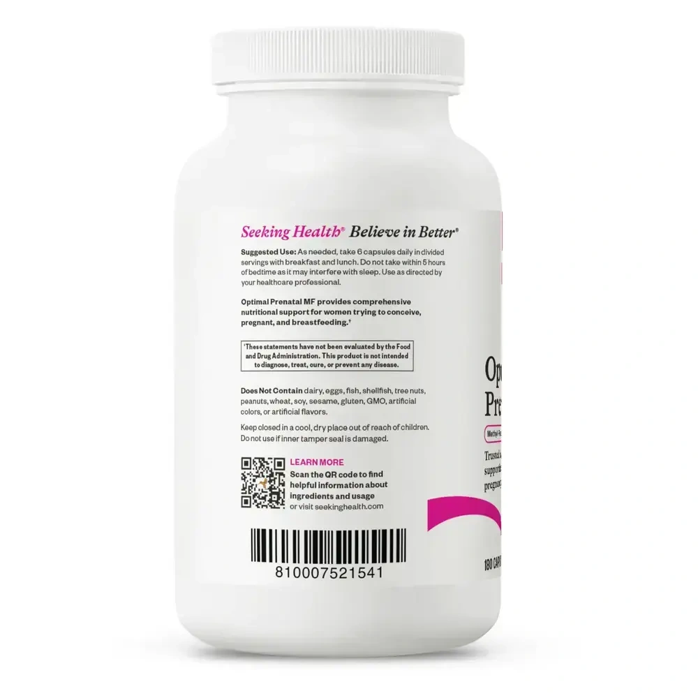 Product image for Optimal Prenatal MF.
