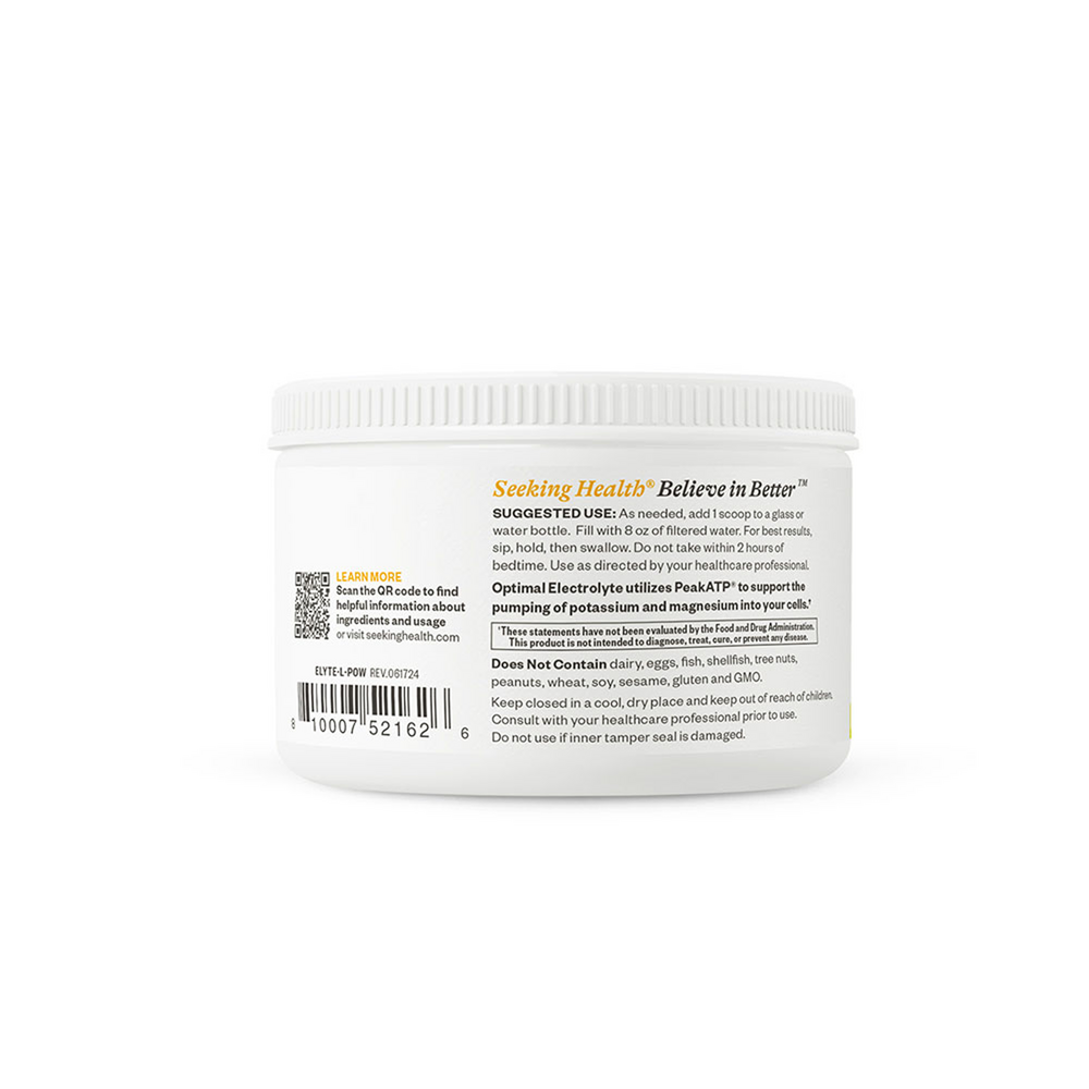 Product image for Optimal Electrolyte Lemonade Powder.