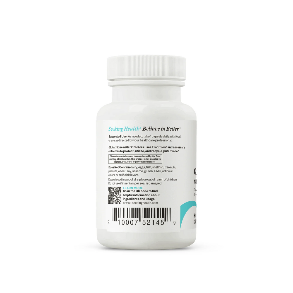 Product image for Glutathione with Cofactors.