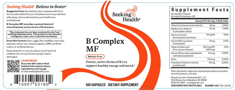 Product image for B Complex MF.