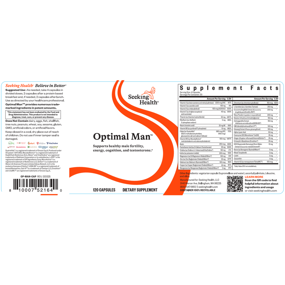 Product image for Optimal Man.