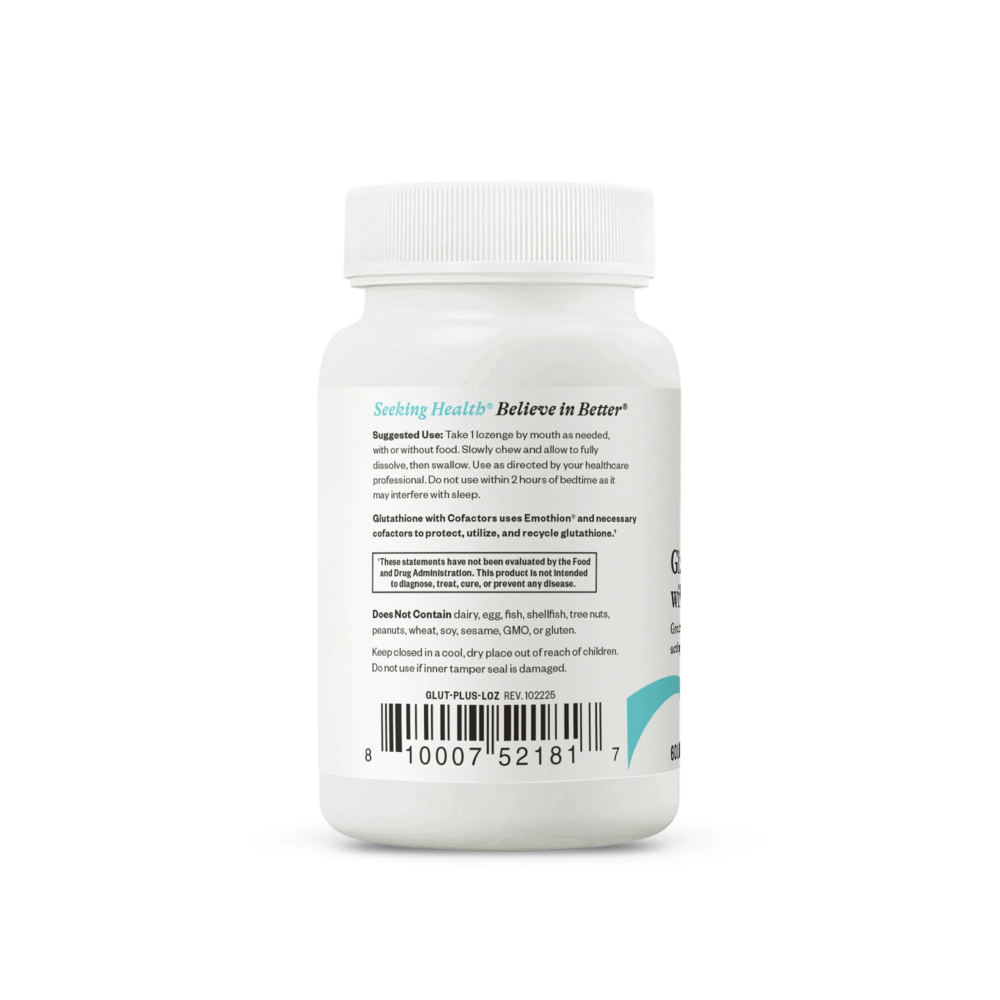 Product image for Glutathione with Cofactors.