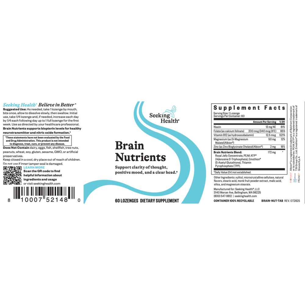 Product image for Brain Nutrients.