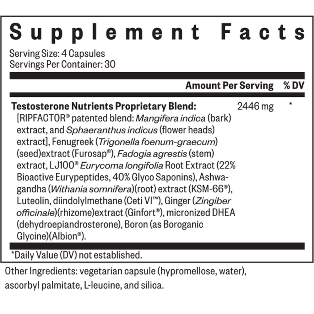 Product image for Testosterone Nutrients.
