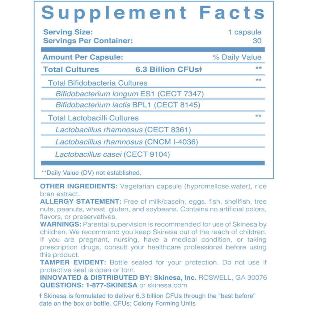 Product image for Skinesa Skin Probiotic.