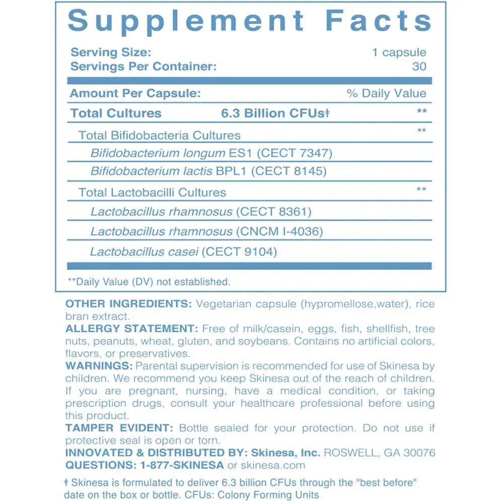 Product image for Skinesa Skin Probiotic.