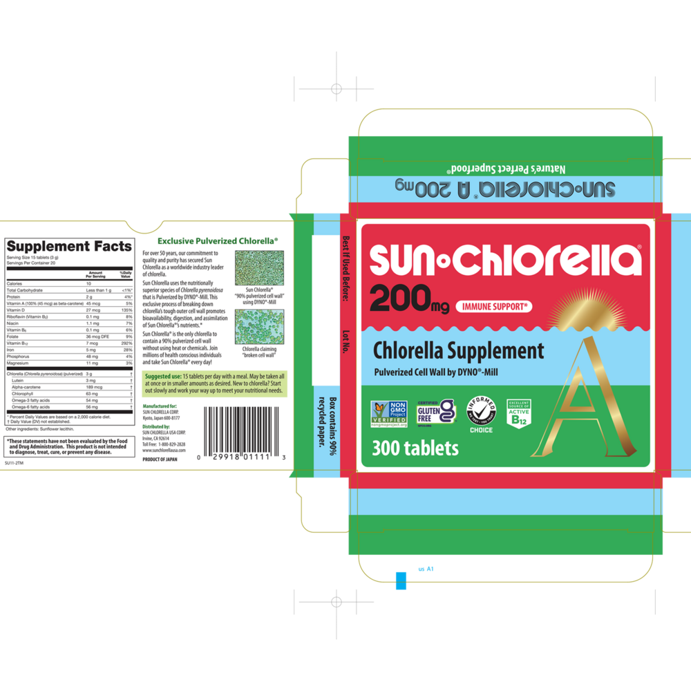 Product image for Sun Chlorella 200mg.